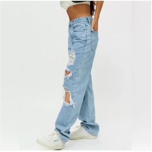 BDG Urban Outfitters Jeans‎ 27 Mom High Rise Distressed Destroyed Grunge Ripped